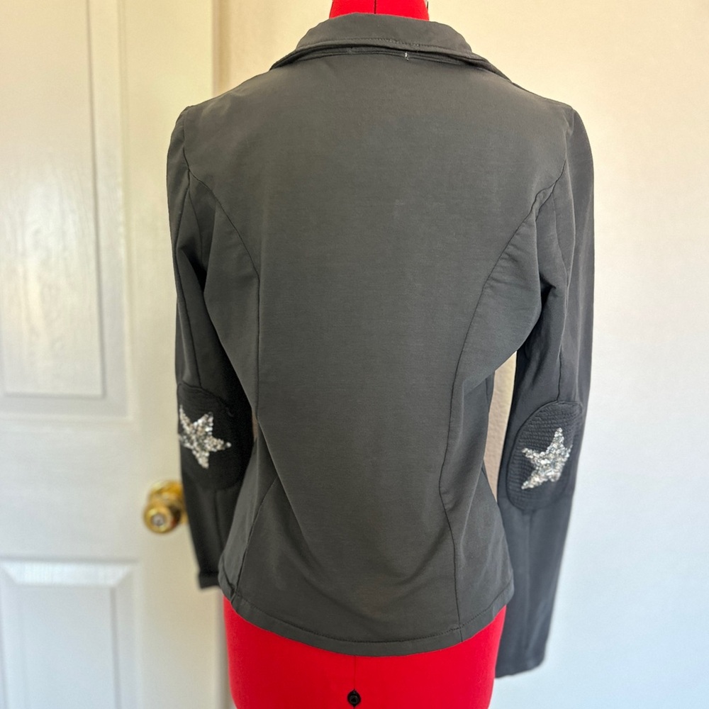 Monogram Women's Gray Blazer Jacket - image 5